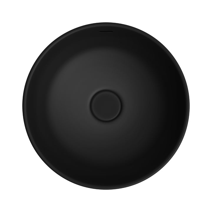 Reba Luxe Above Counter Basin - Matte Black