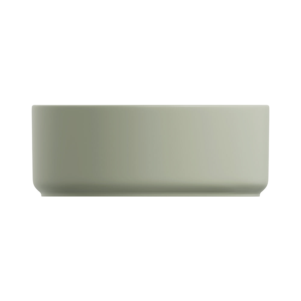 Reba Luxe Above Counter Basin - Matte Olive
