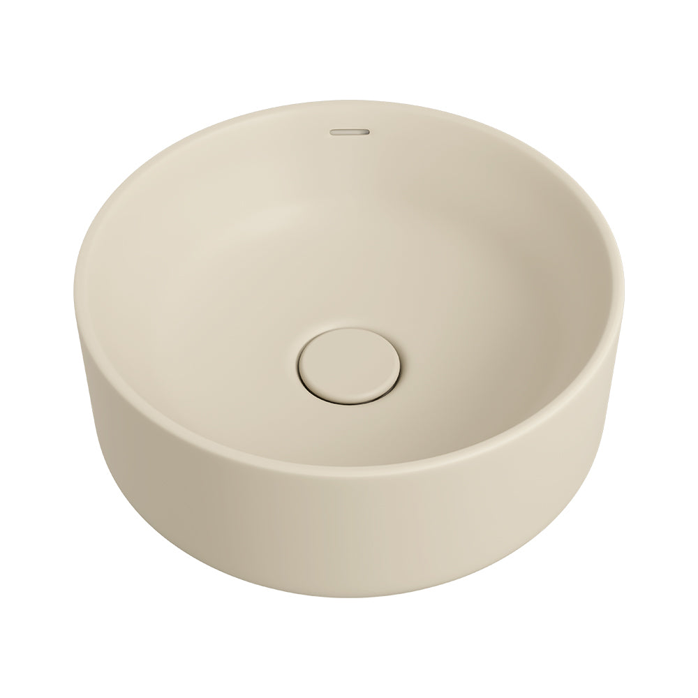 Reba Luxe Above Counter Basin - Matte Khaki