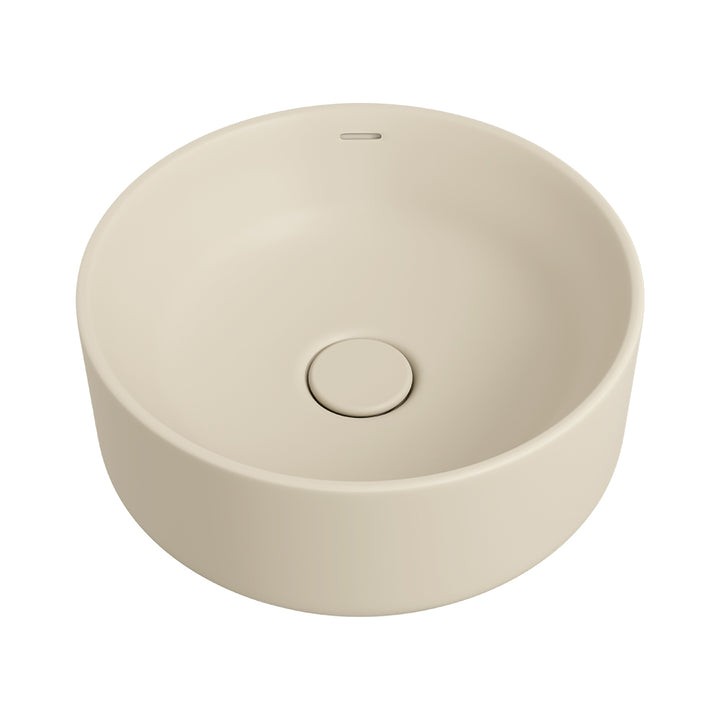 Reba Luxe Above Counter Basin - Matte Khaki