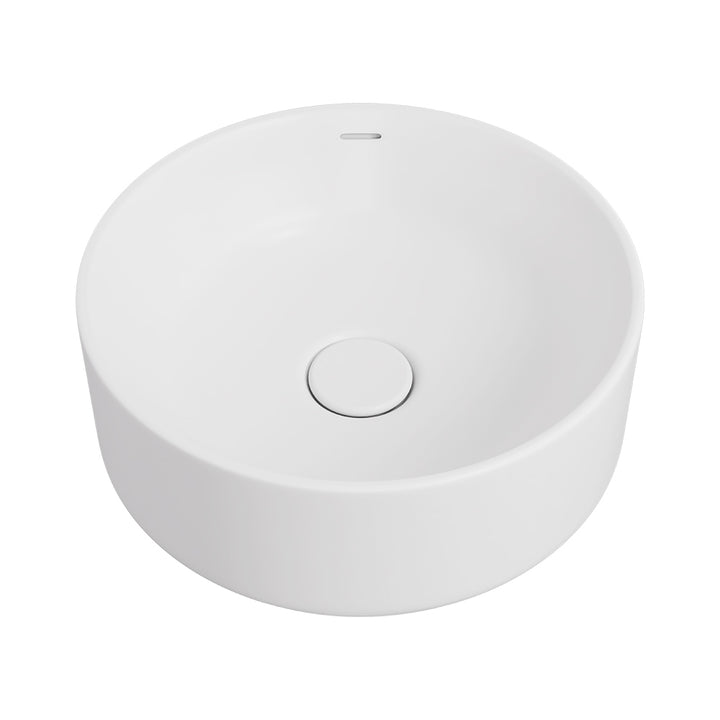 Reba Luxe Above Counter Basin - Matte White