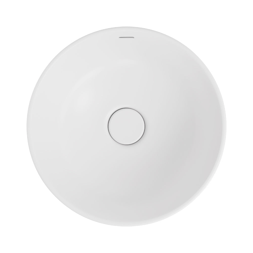 Reba Luxe Above Counter Basin - Matte White