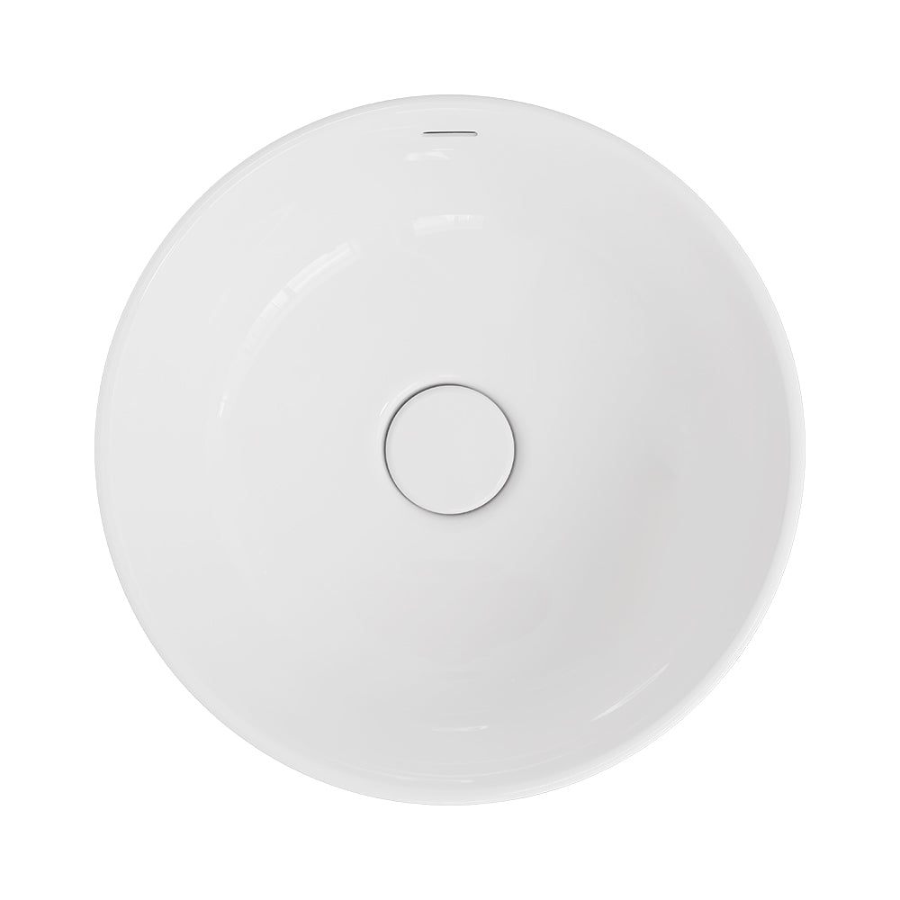 Reba Luxe Above Counter Basin - Gloss White