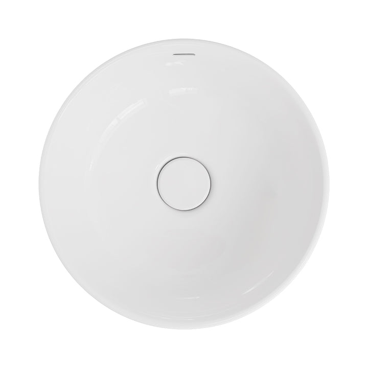 Reba Luxe Above Counter Basin - Gloss White