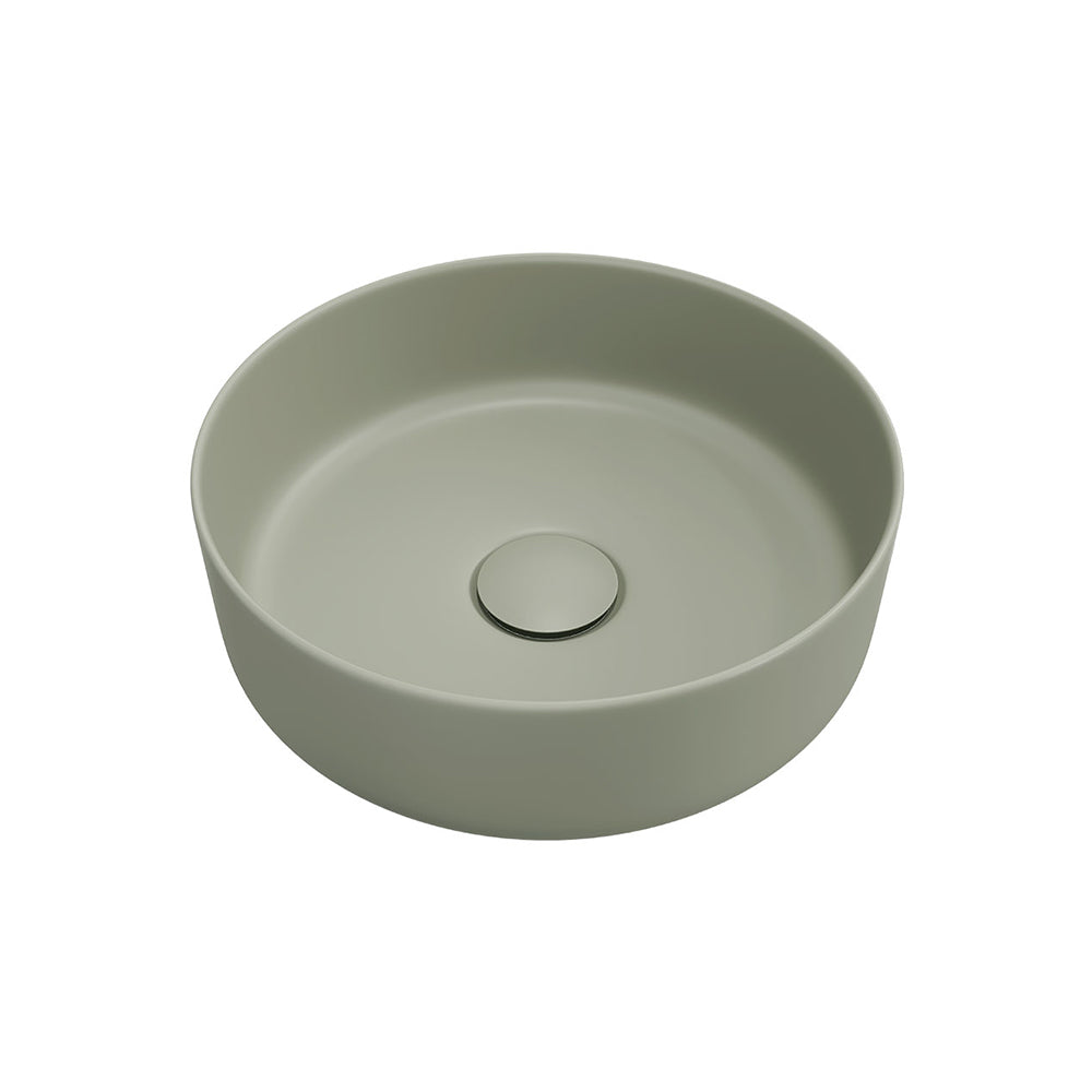 Reba Mini Above Counter Basin - Matte Olive