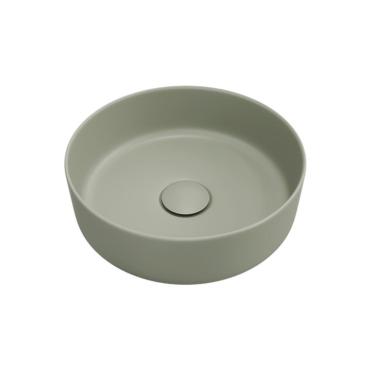Reba Mini Above Counter Basin - Matte Olive