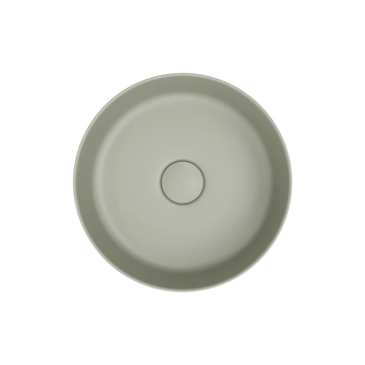 Reba Mini Above Counter Basin - Matte Olive