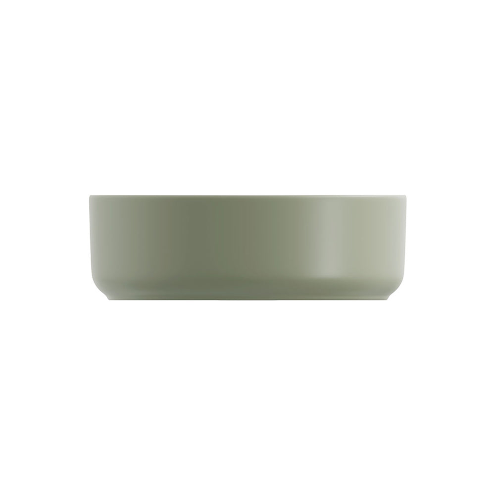 Reba Mini Above Counter Basin - Matte Olive