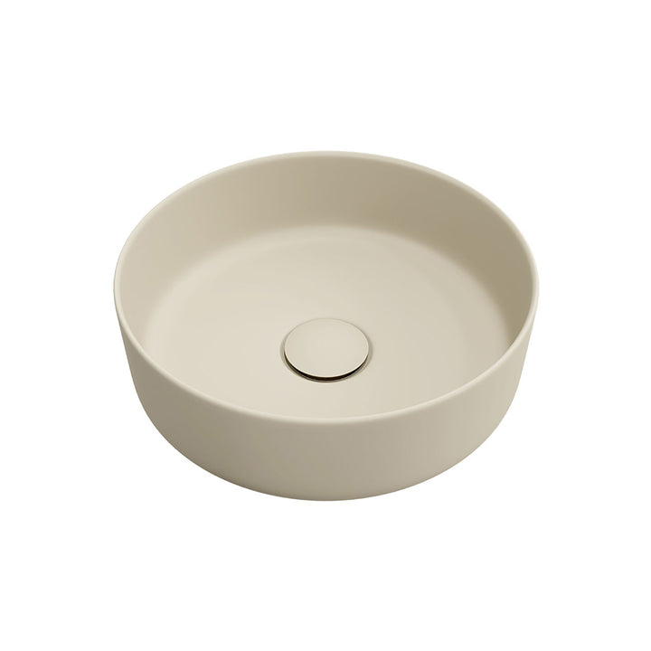 Reba Mini Above Counter Basin - Matte Khaki