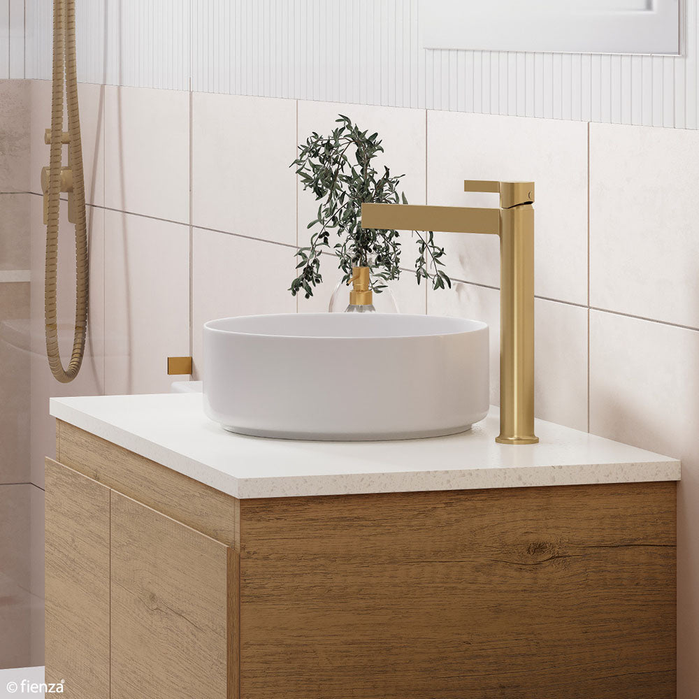 Reba Mini Above Counter Basin - Gloss White