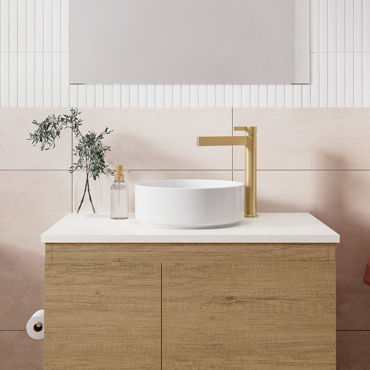 Reba Mini Above Counter Basin - Gloss White