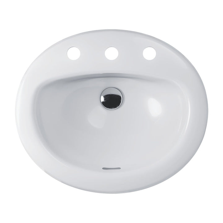 Stella Fully-Inset Basin - Gloss White