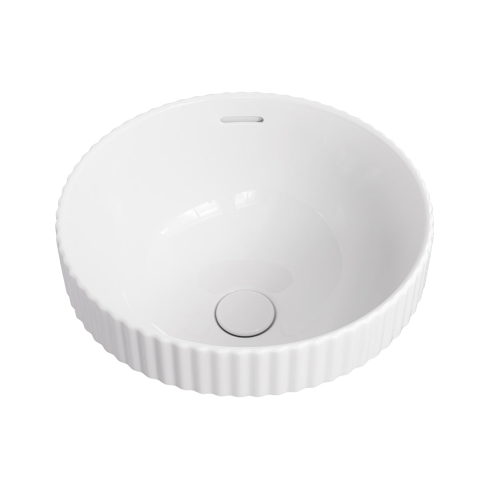 Eleanor Round Semi-Inset Basin - Gloss White