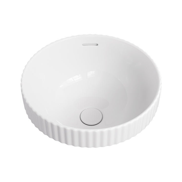 Eleanor Round Semi-Inset Basin - Gloss White