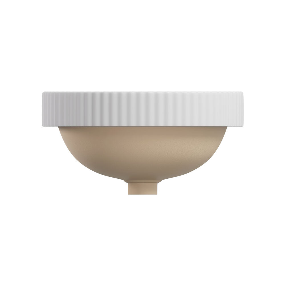 Eleanor Round Semi-Inset Basin - Matte White