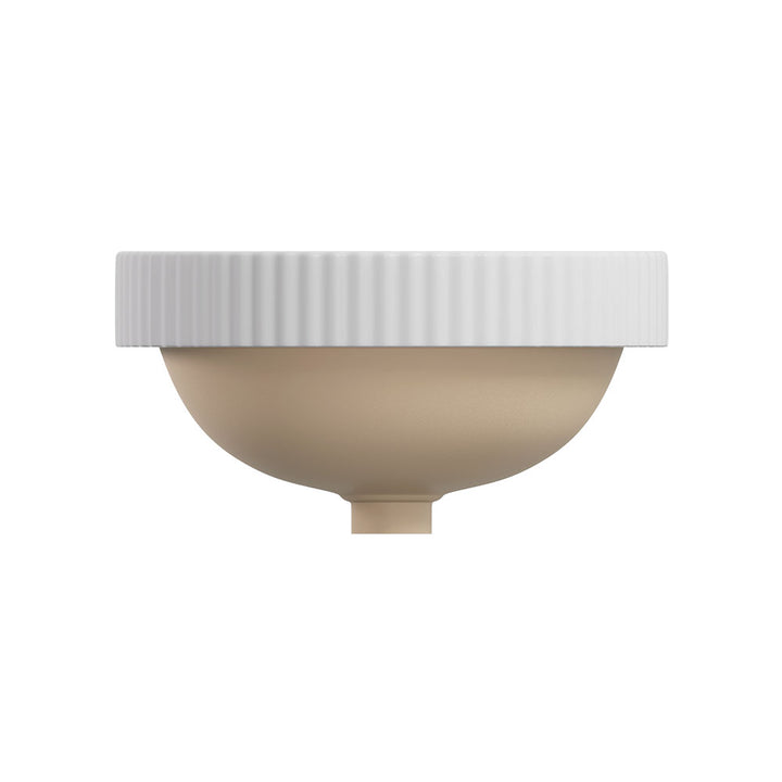 Eleanor Round Semi-Inset Basin - Gloss White