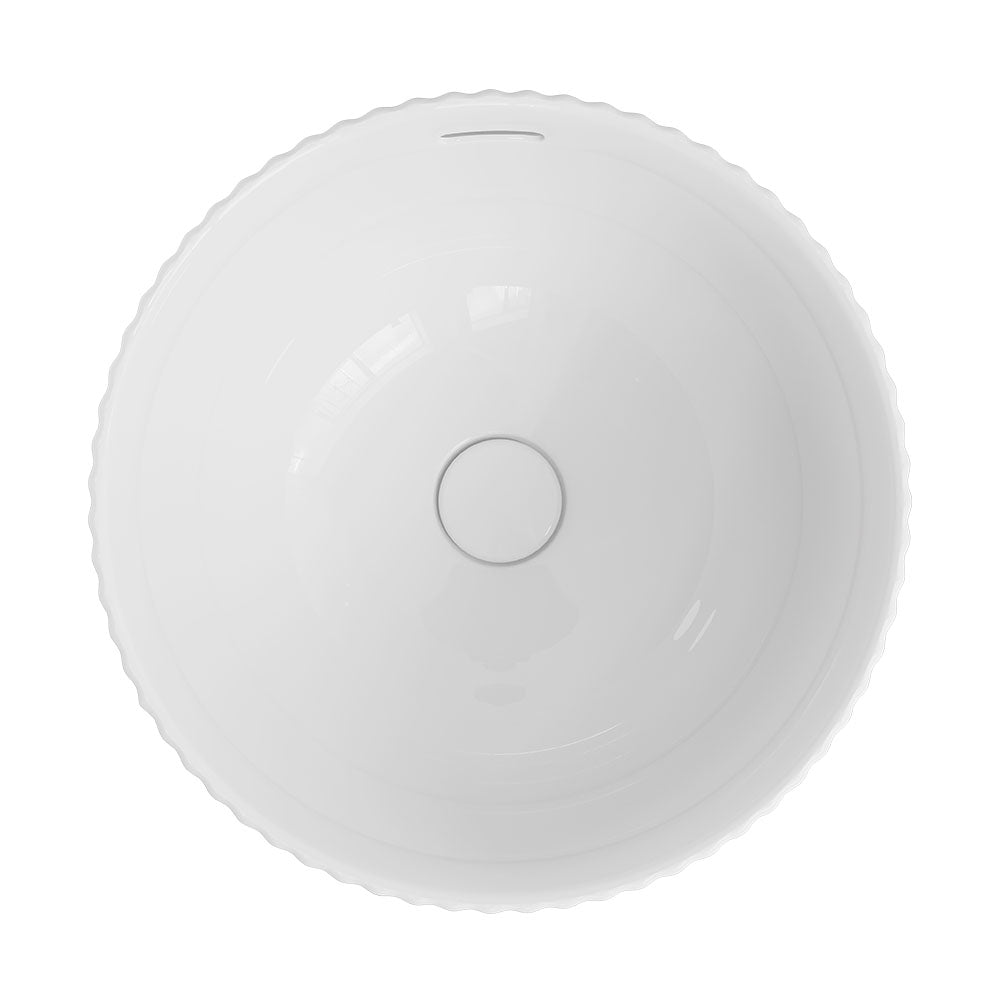 Eleanor Round Semi-Inset Basin - Gloss White