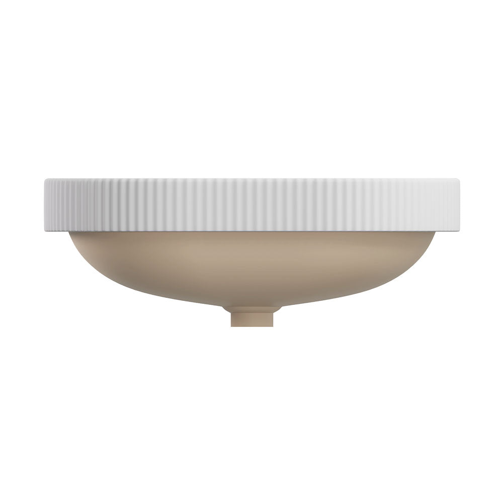 Eleanor Oval Semi-Inset Basin - Matte White