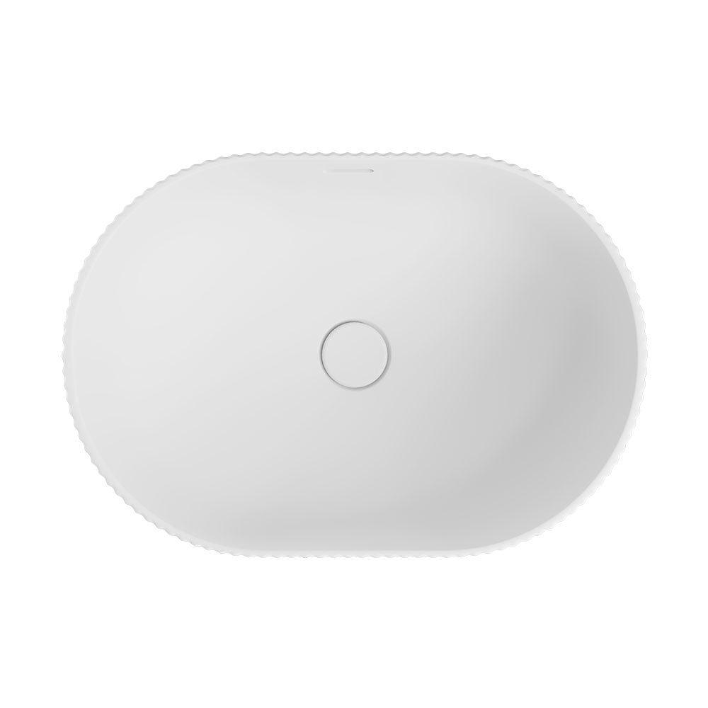 Eleanor Oval Semi-Inset Basin - Matte White