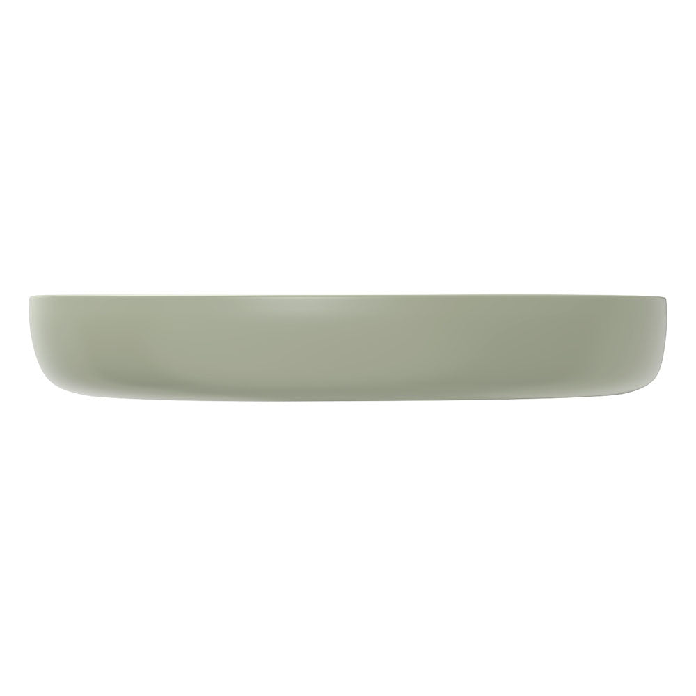 Pebble Large Above Counter Basin - Matte Olive