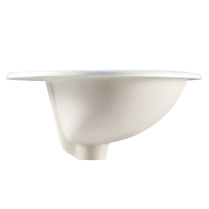 Lacy Fully-Inset Basin - Gloss Off-White