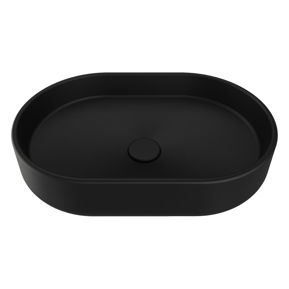 Eden Pill Above Counter Basin - Matte Black