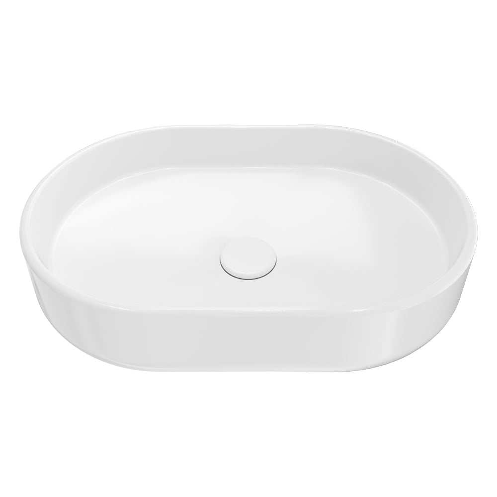 Eden Pill Above Counter Basin - Gloss White