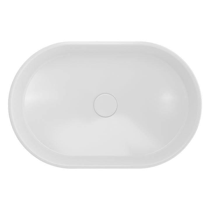 Eden Pill Above Counter Basin - Gloss White