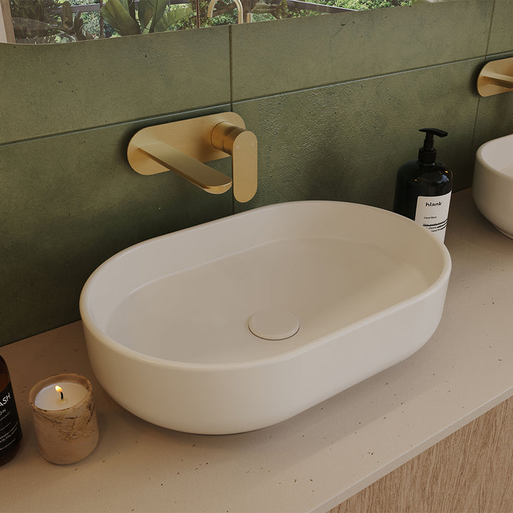 Eden Pill Above Counter Basin - Gloss White