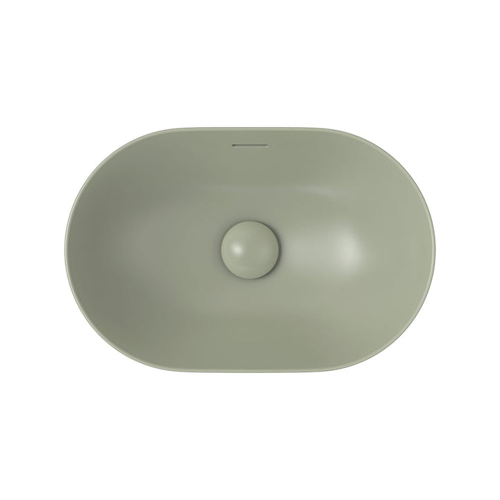 Aluca Pill Semi-Inset Basin - Matte Olive