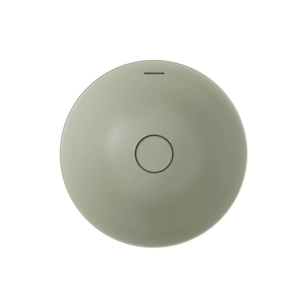Aluca Round Semi-Inset Basin - Matte Olive