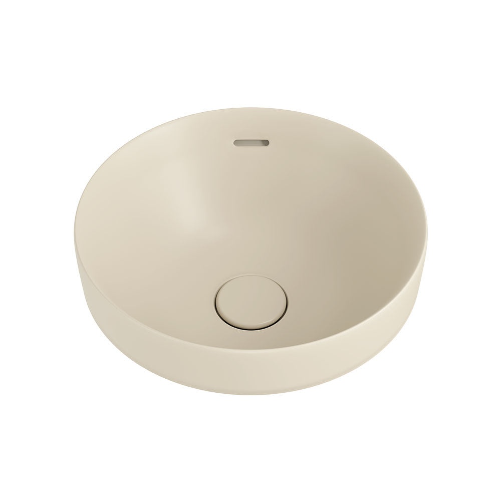 Aluca Round Semi-Inset Basin - Matte Khaki