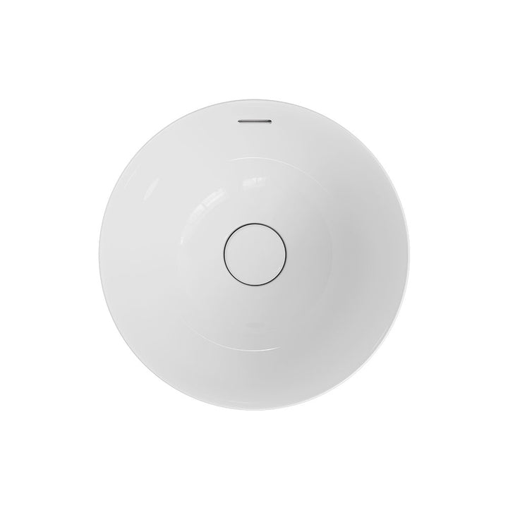 Aluca Round Semi-Inset Basin - Gloss White