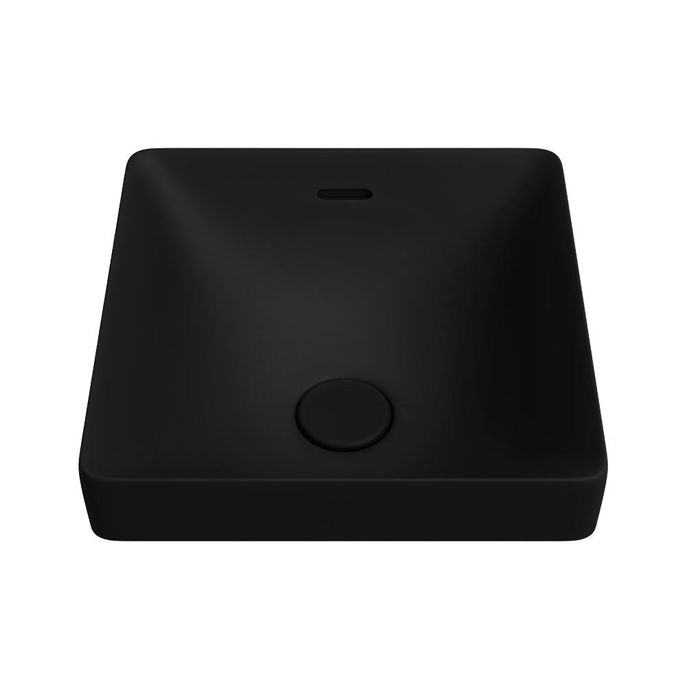 Aluca Square Semi-Inset Basin - Matte Black