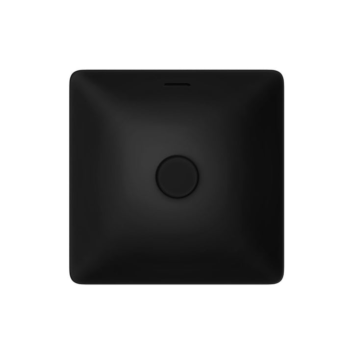 Aluca Square Semi-Inset Basin - Matte Black