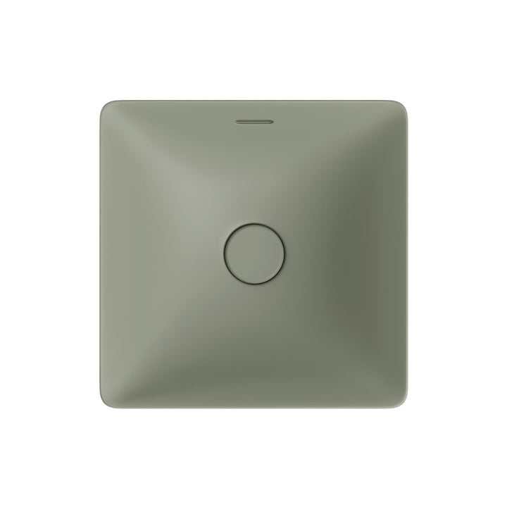 Aluca Square Semi-Inset Basin - Matte Olive