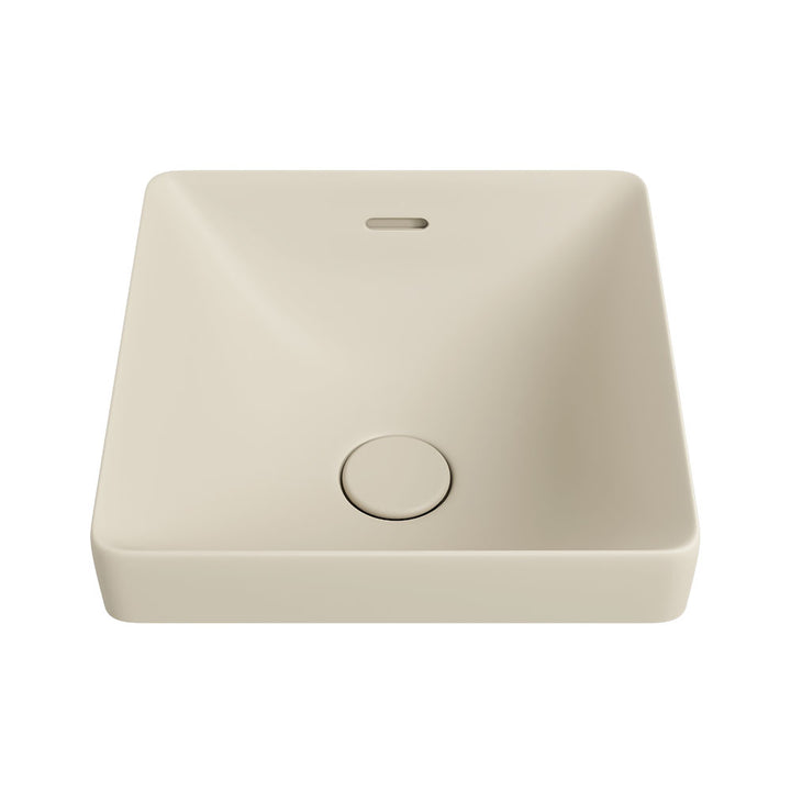 Aluca Square Semi-Inset Basin - Matte Khaki