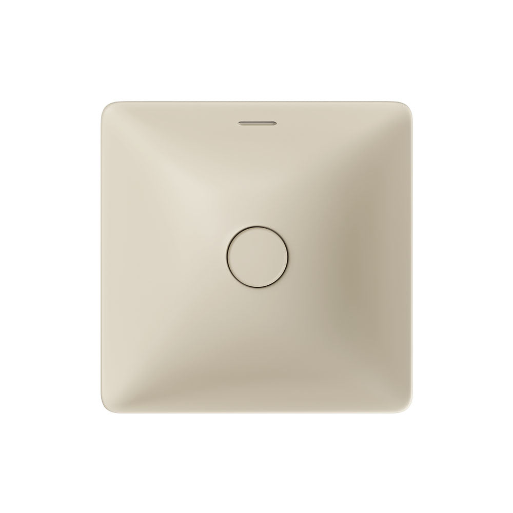 Aluca Square Semi-Inset Basin - Matte Khaki