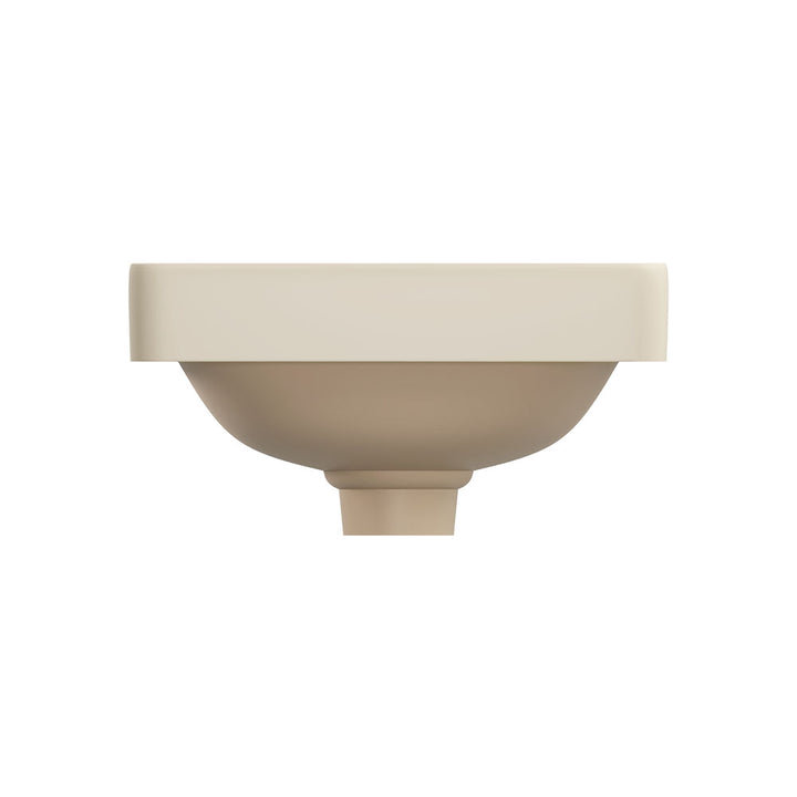 Aluca Square Semi-Inset Basin - Matte Khaki