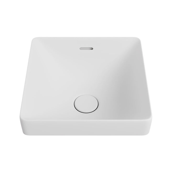 Aluca Square Semi-Inset Basin - Matte White