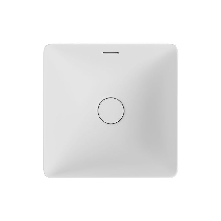 Aluca Square Semi-Inset Basin - Matte White