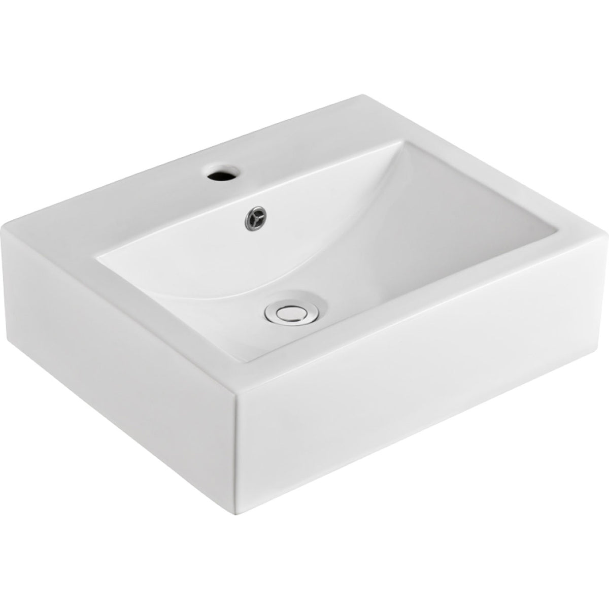 Willow Above Counter Basin - Gloss White