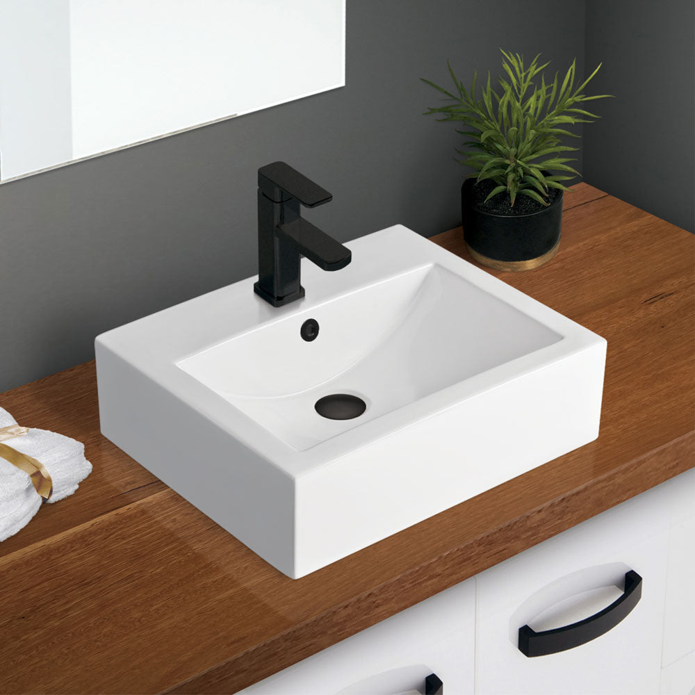 Willow Above Counter Basin - Gloss White