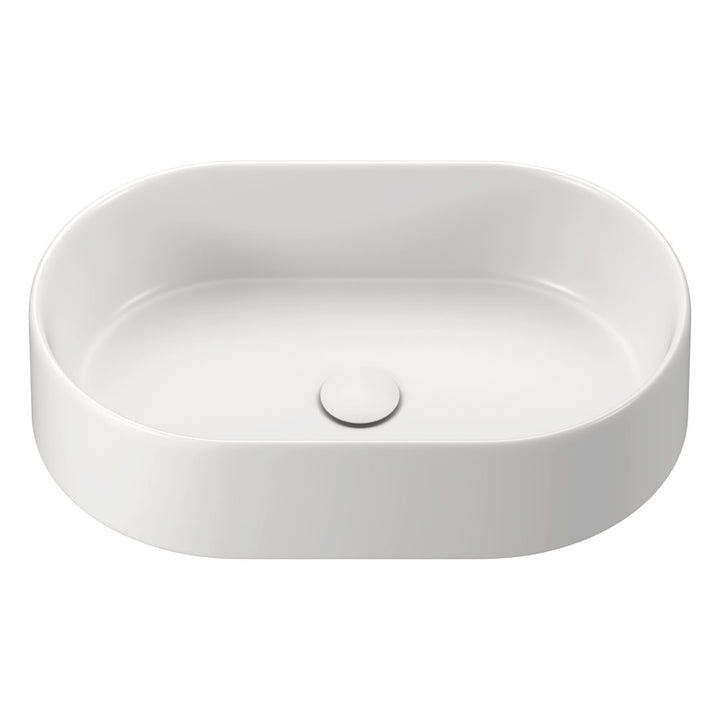 Aluca Pill Above Counter Basin - Matte White