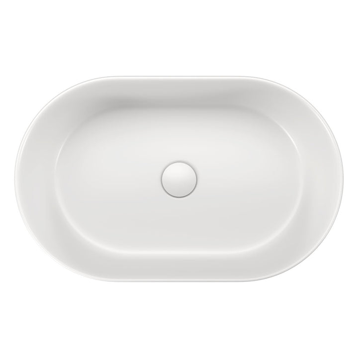 Aluca Pill Above Counter Basin - Matte White
