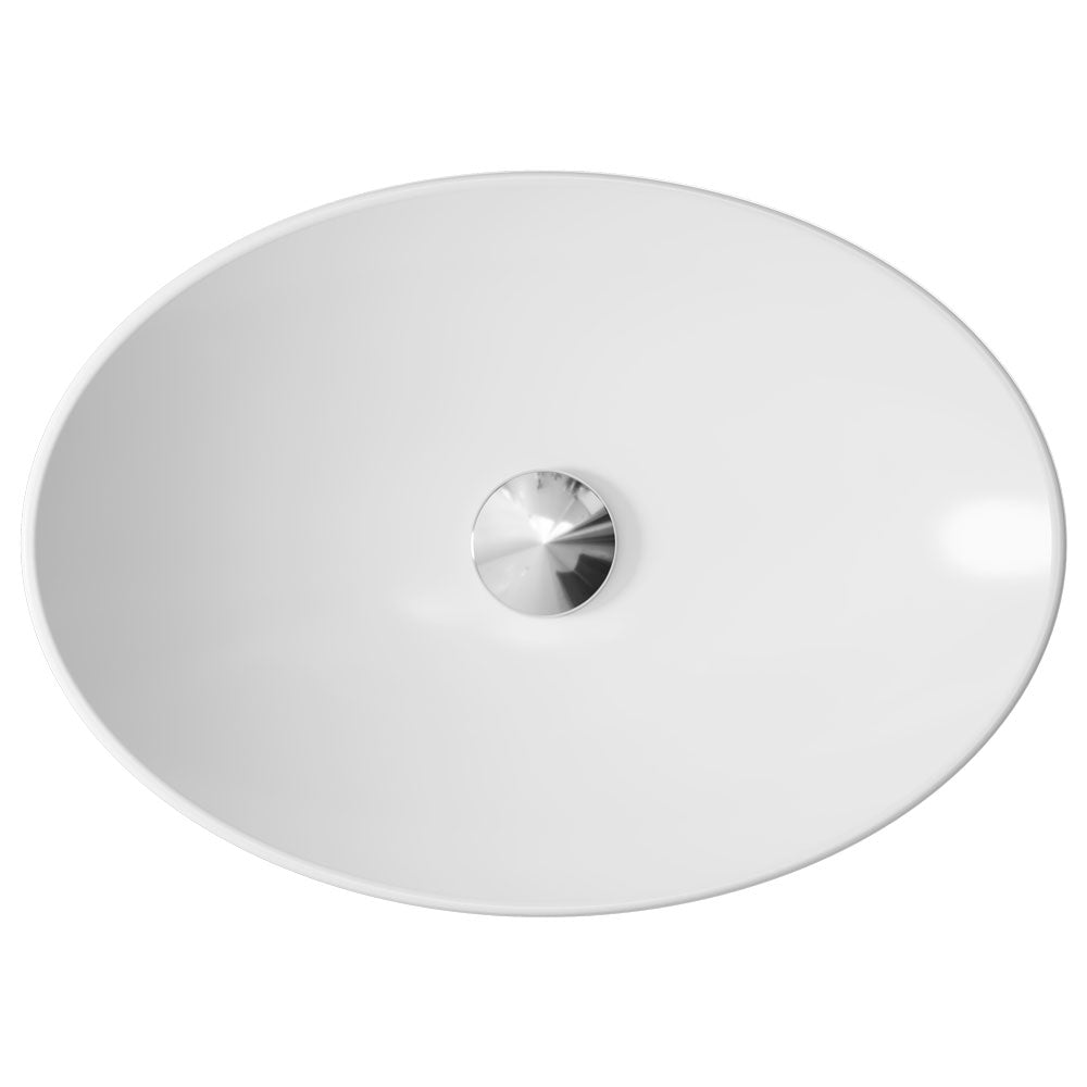 Keeto Above Counter Basin - Gloss White