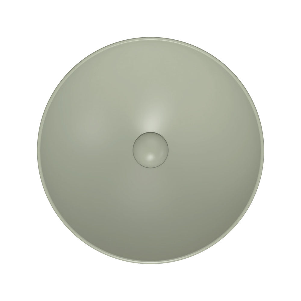 Aluca Above Counter Basin - Matte Olive