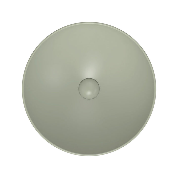 Aluca Above Counter Basin - Matte Olive