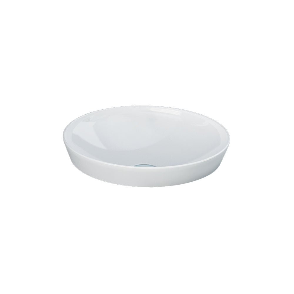 RAK Variant Round Semi-Inset Basin - Alpine Gloss White