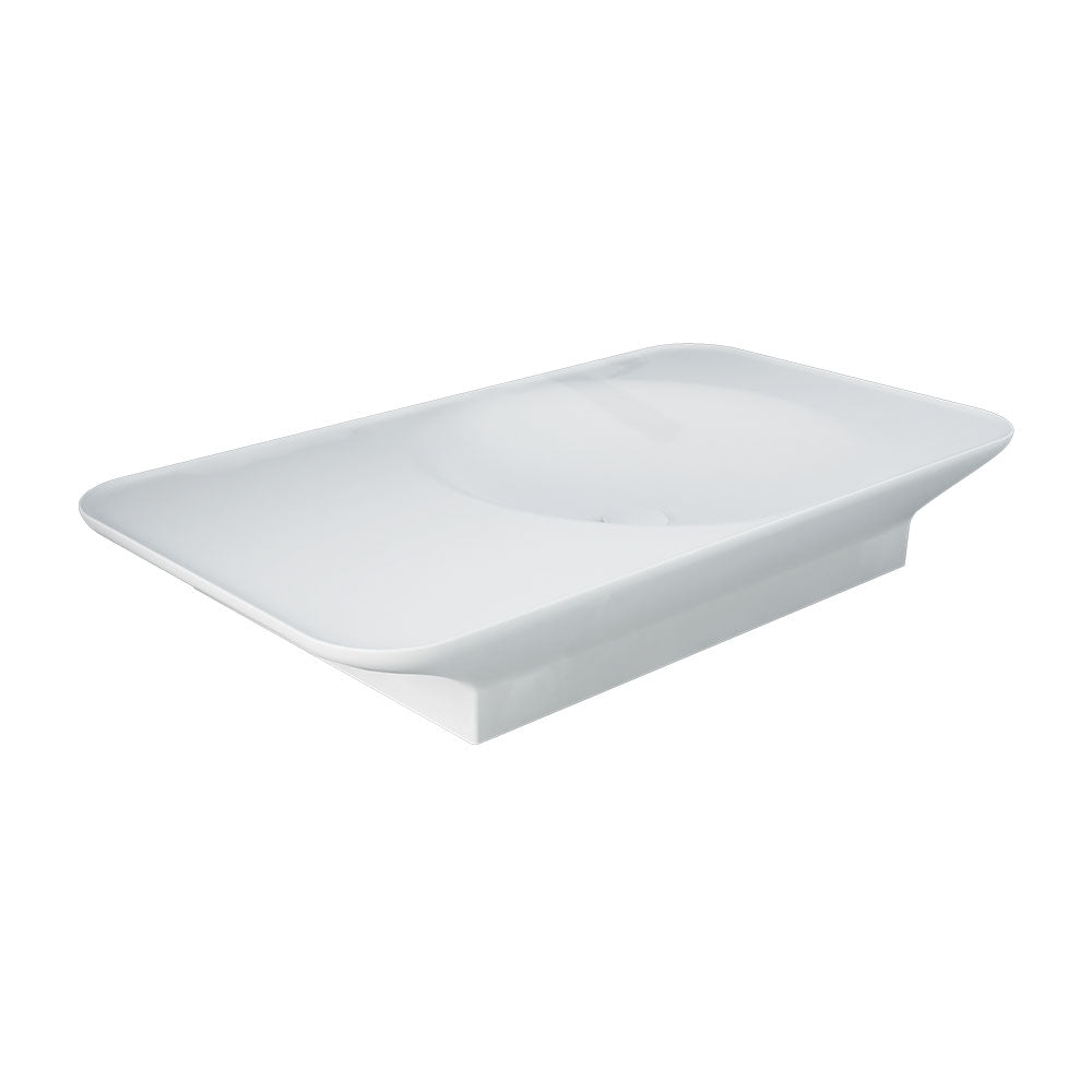 RAK Valet Right-Hand Wall Hung Basin - Matte White